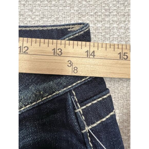 Key Closet Jeans Women Sz 26 Blue KC Art Collection Y2K Denim Dragon Embellished - Picture 10 of 16